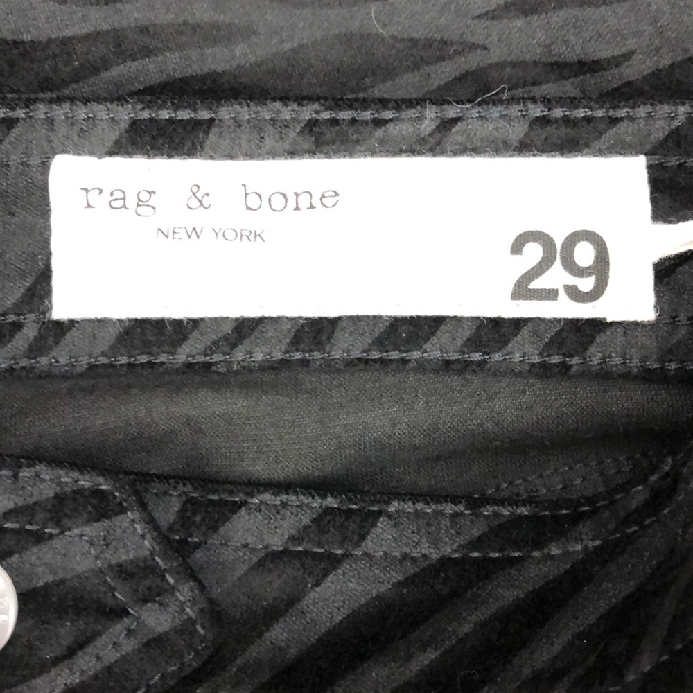 rag & bone Nina Zebra Stripe High Waist Skinny - Picture 7 of 10